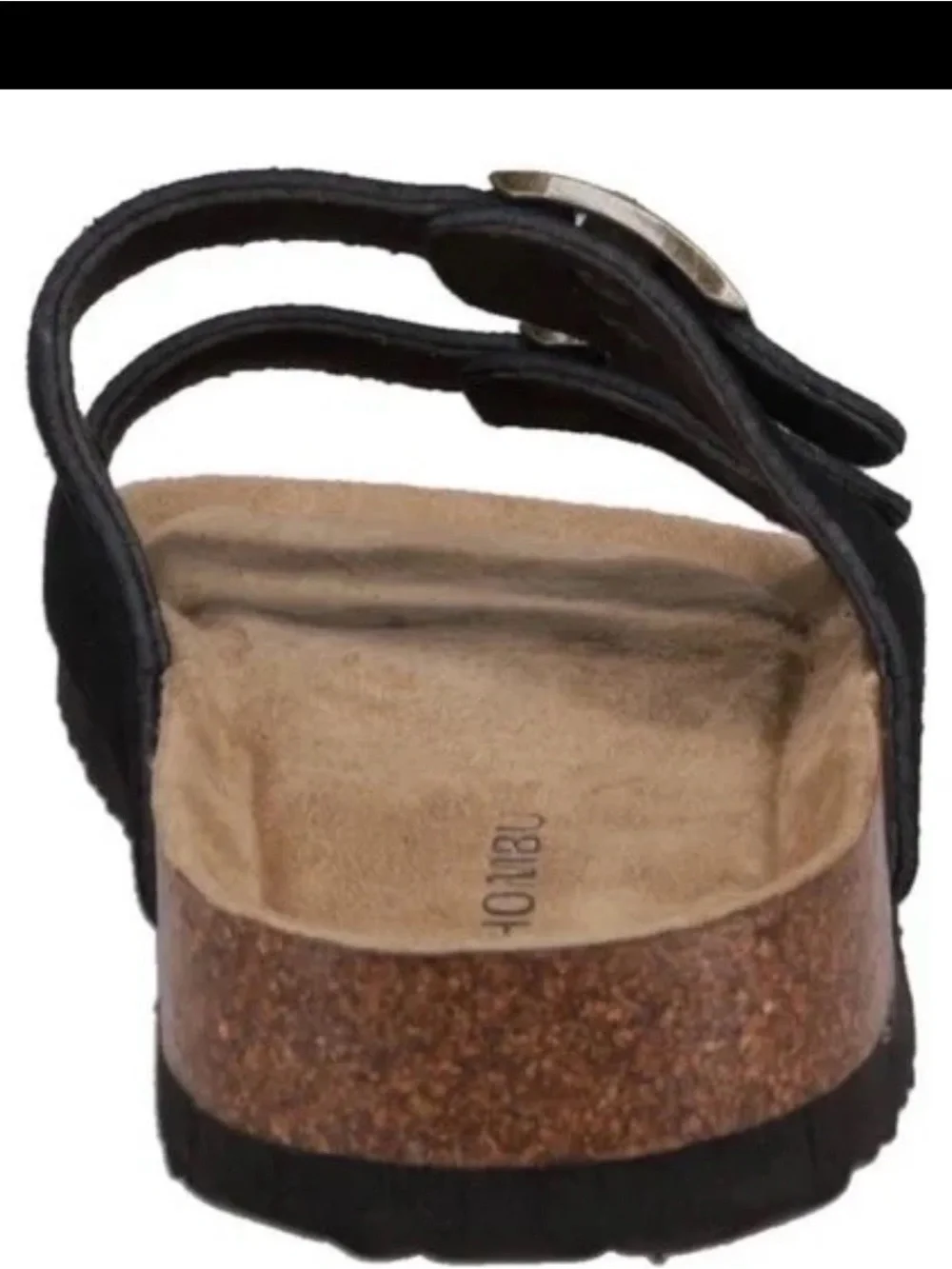 Khombu Ashville Slide Sandals Suede Women's Size 9 M Black